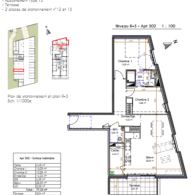 Appartement  standing résidence neuve