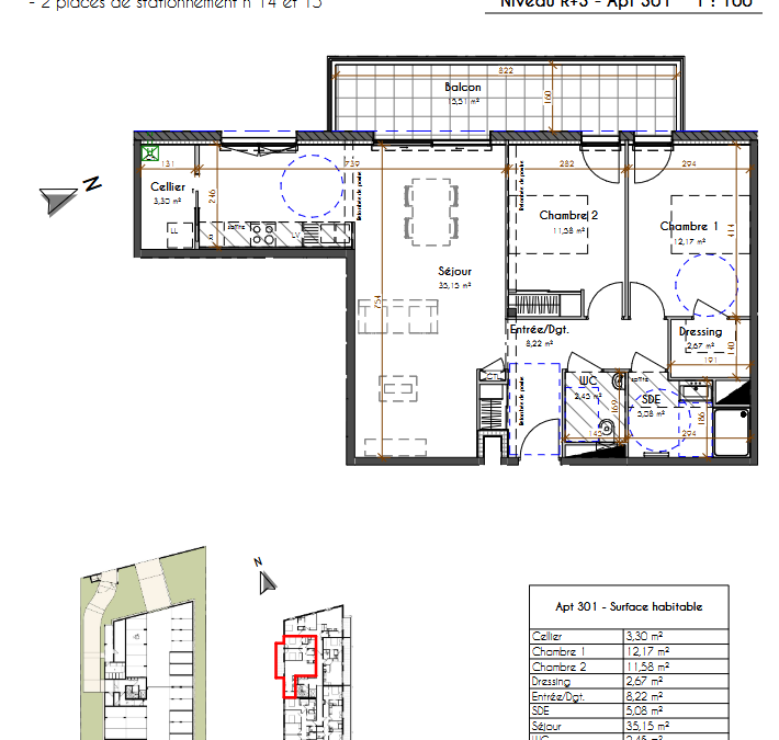 Appartement  standing résidence neuve