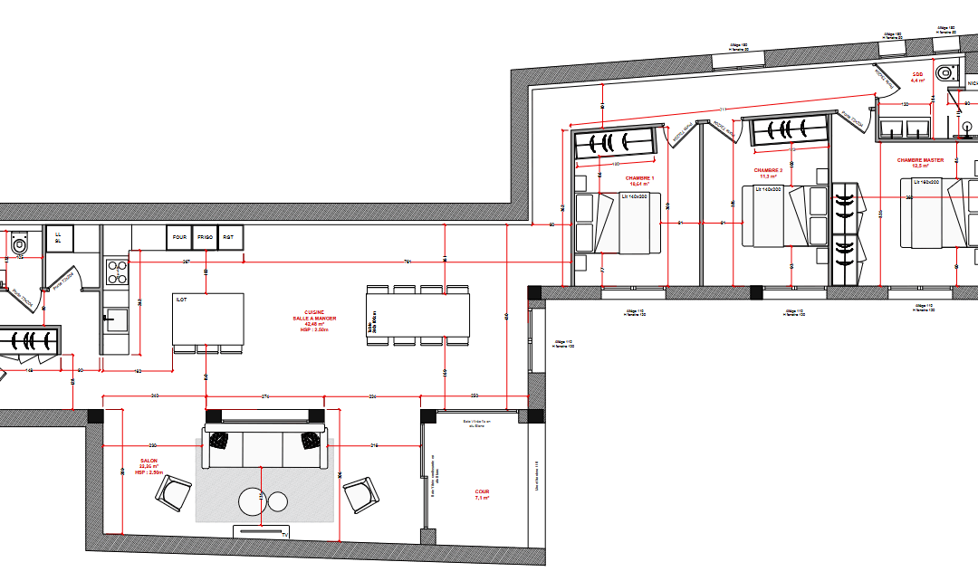Appartement standing sur les Coustous, plateau ou fini !