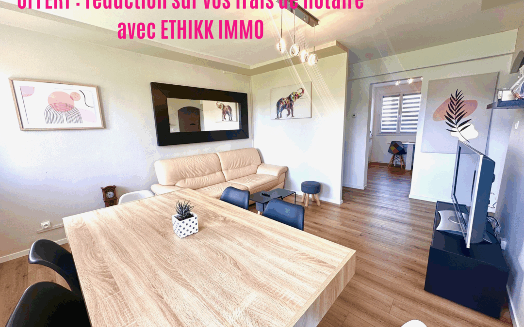 Appartement 3 chambres avec excellente rentabilité locative